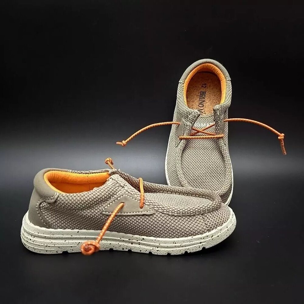 Bruno Marc Comfort Loafers Knit Mesh Lightweight Casual Shoes Boys Size 12